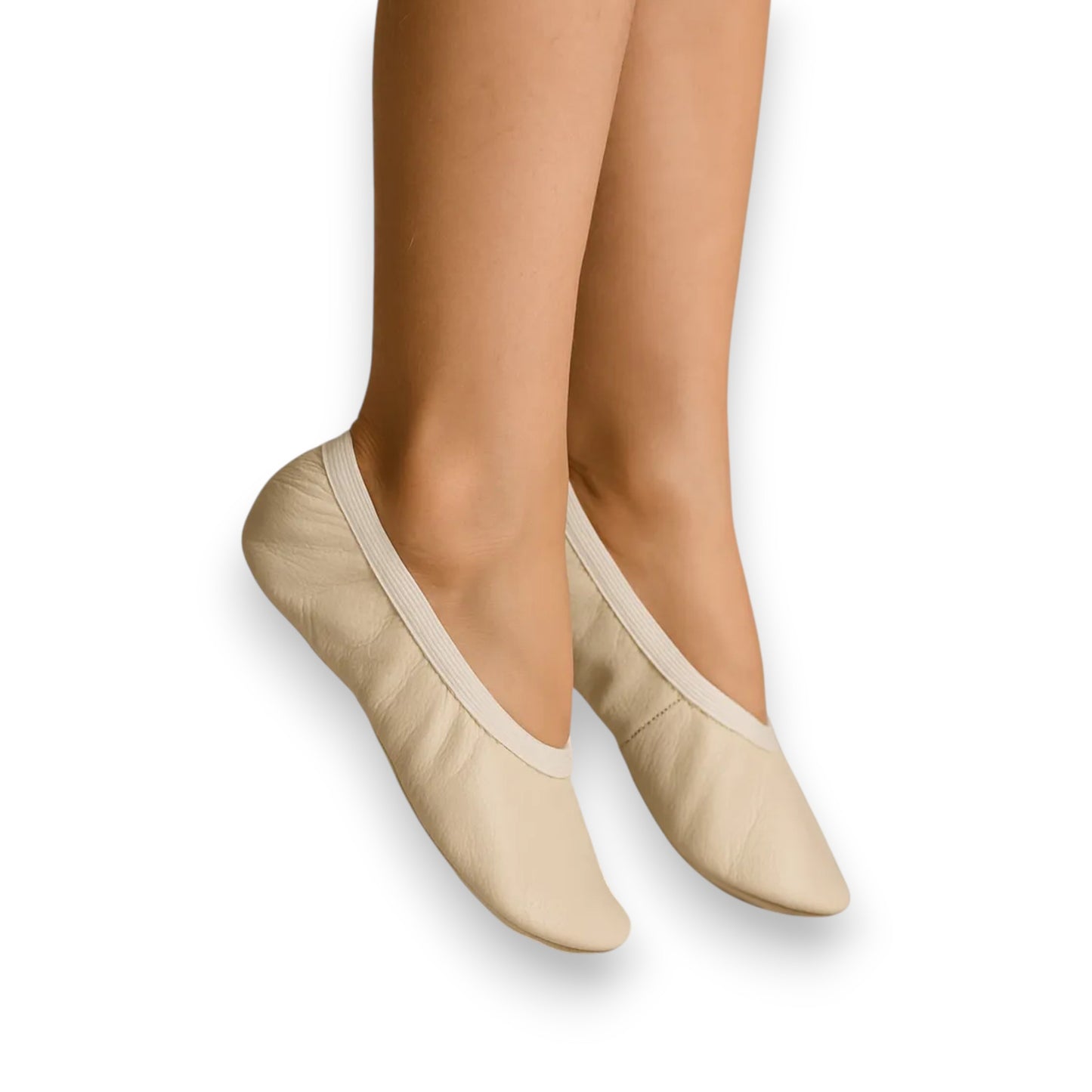 Zapatilla Chemise liso para Baile / Ballet / Disfraz | Tallas 12–26 Gris Perla