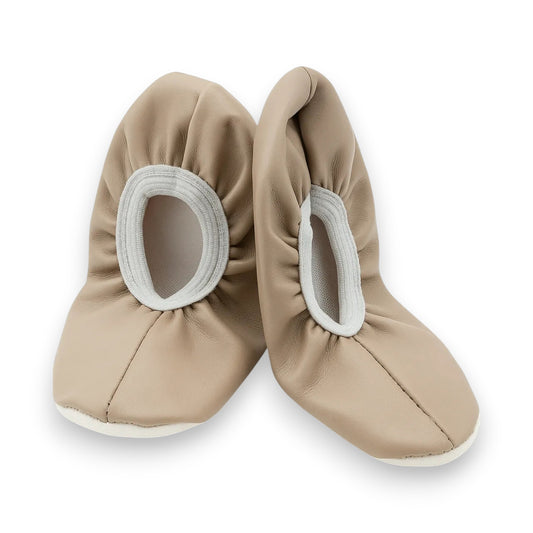 Zapatilla Chemise liso para Baile / Ballet / Disfraz | Tallas 12–26 Gris Perla