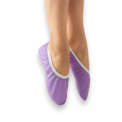 Zapatilla Chemise liso para Baile / Ballet / Disfraz | Tallas 12–26 Lila