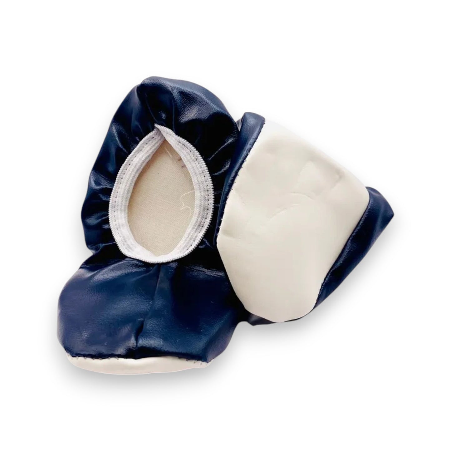 Zapatilla Chemise liso para Baile / Ballet / Disfraz | Tallas 12–26 Marino