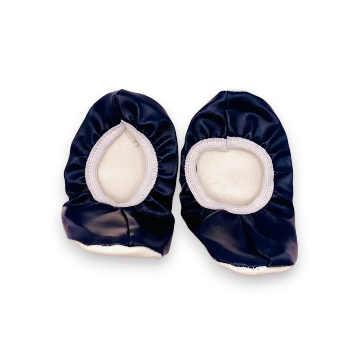 Zapatilla Chemise liso para Baile / Ballet / Disfraz | Tallas 12–26 Marino