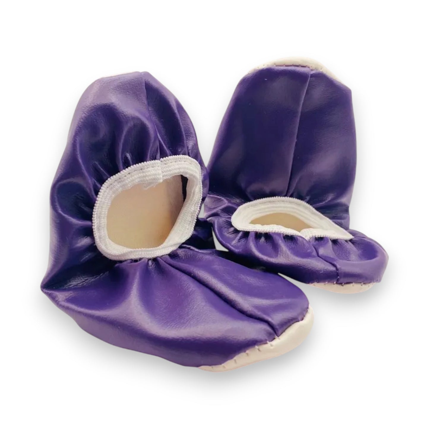 Zapatilla Chemise liso para Baile / Ballet / Disfraz | Tallas 12–26 Morado