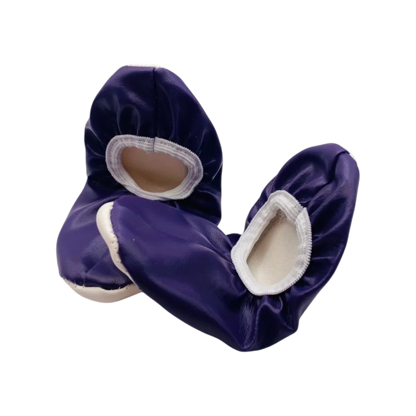 Zapatilla Chemise liso para Baile / Ballet / Disfraz | Tallas 12–26 Morado