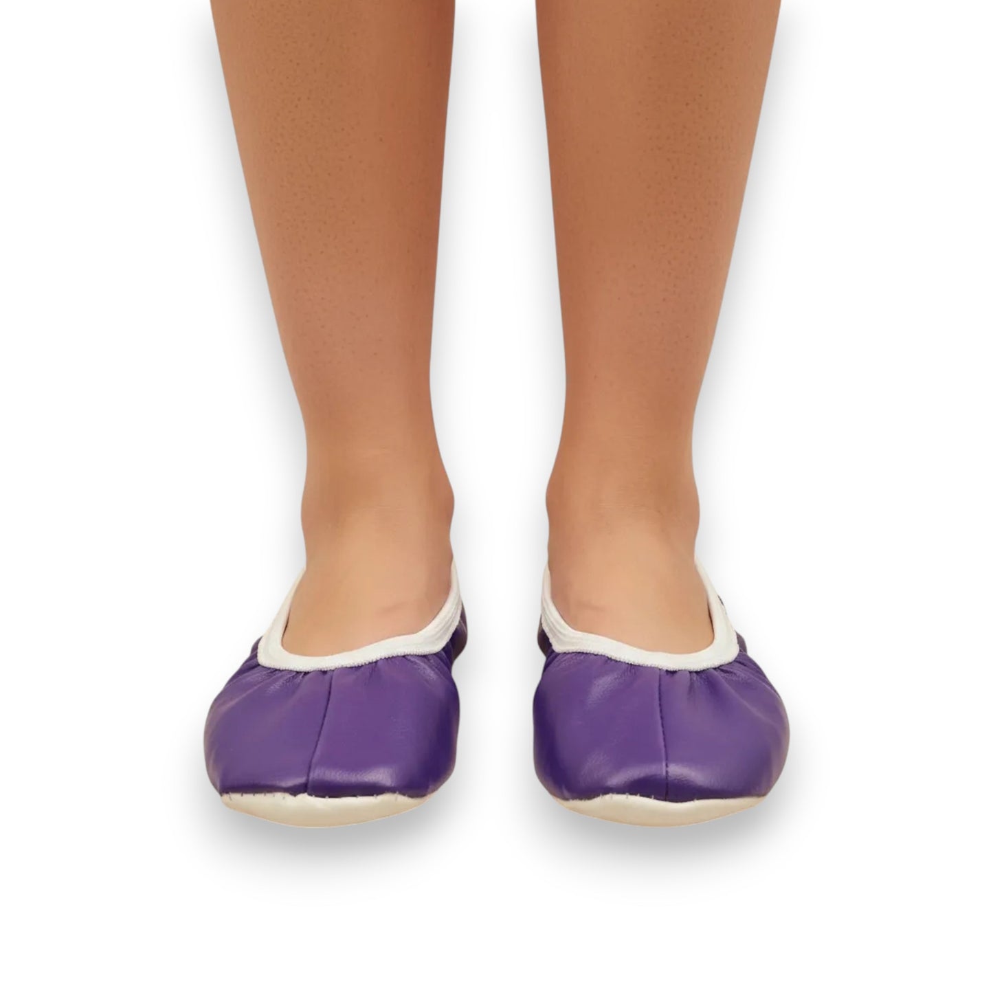 Zapatilla Chemise liso para Baile / Ballet / Disfraz | Tallas 12–26 Morado