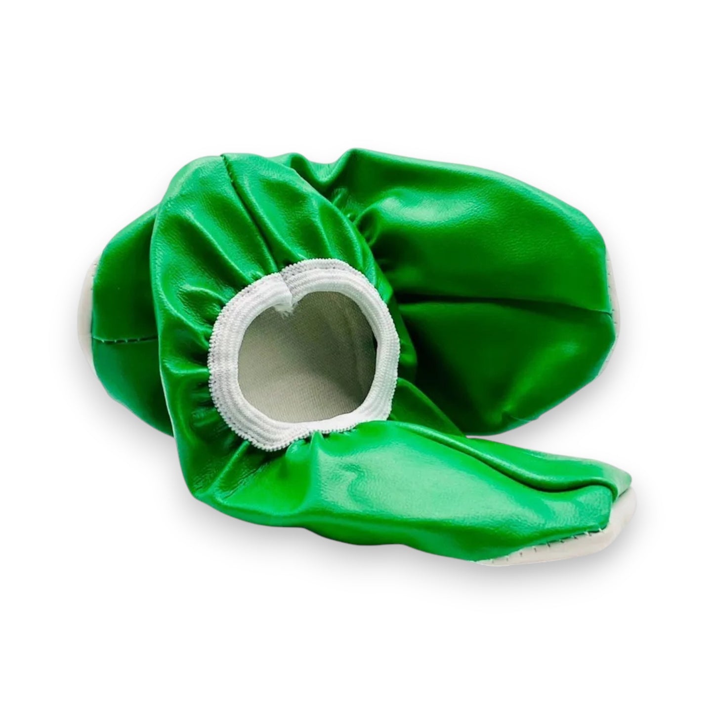 Zapatilla Chemise liso para Baile / Ballet / Disfraz | Tallas 12–26 Verde Bandera