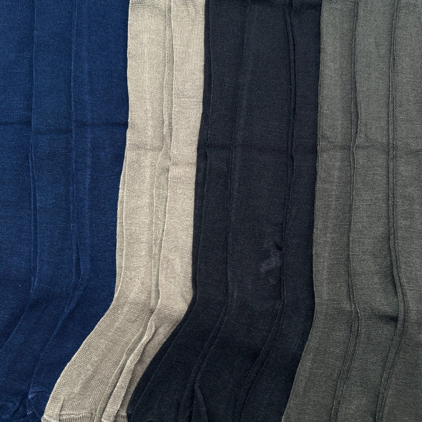 Calceta larga lisa surtida para señora unitalla Oslo paquete de 12