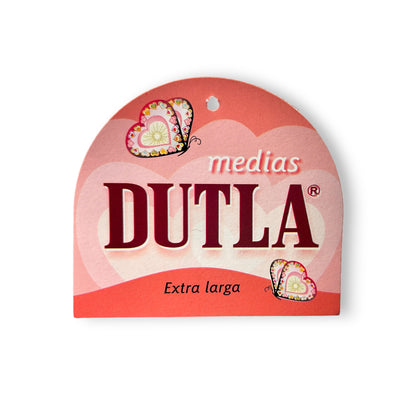 Calceta media extralarga de algodón unitalla dama Dutla