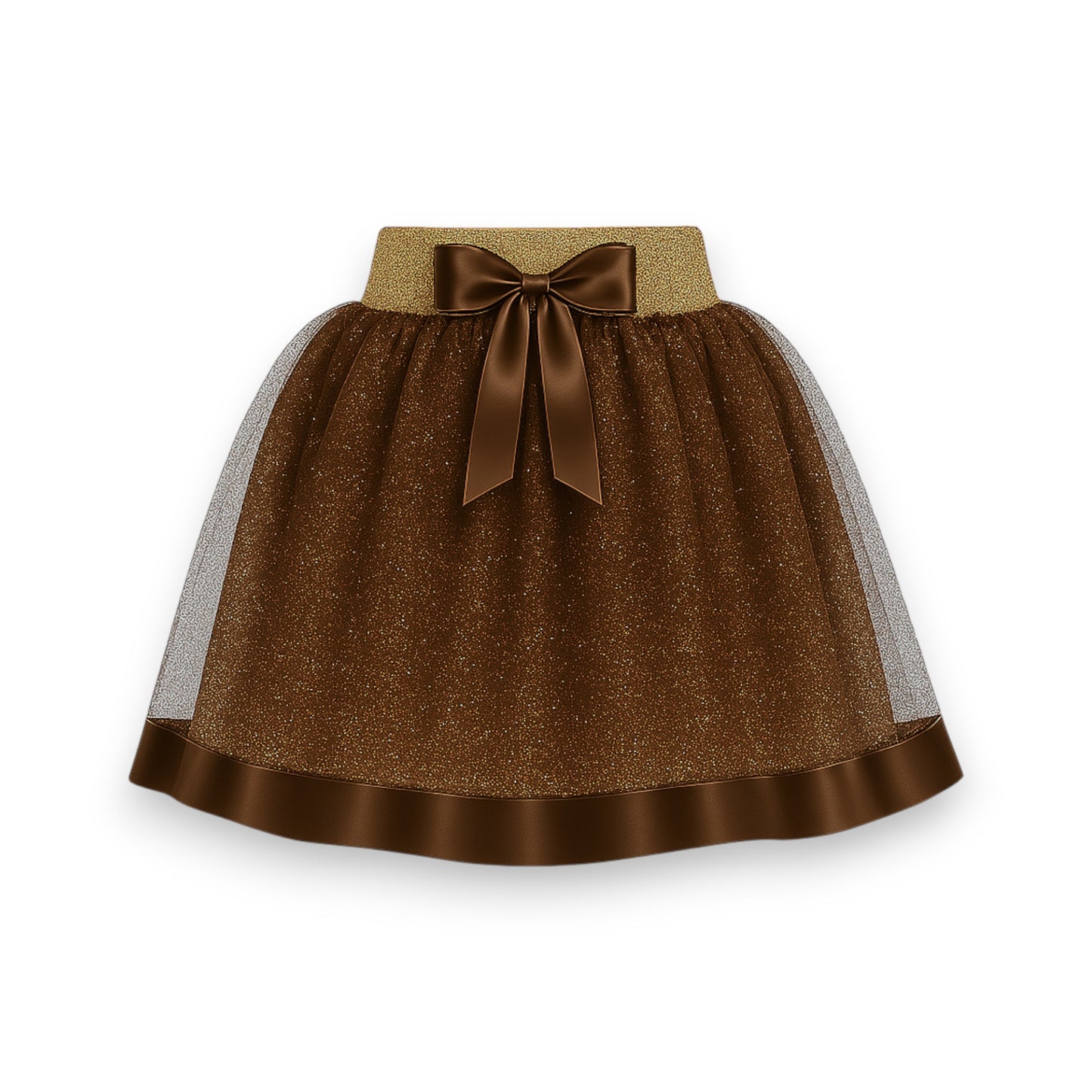 Tutu listón con brillos infantil varios colores niña