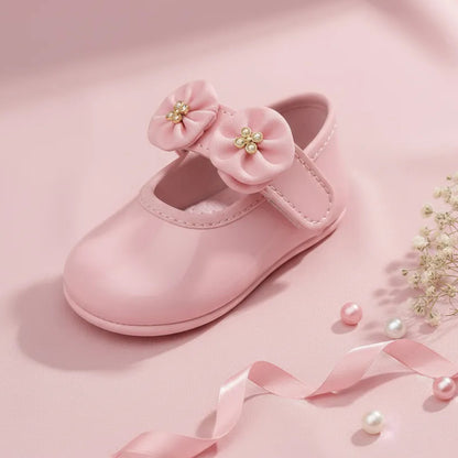 Zapato cunero de charol niña #6001