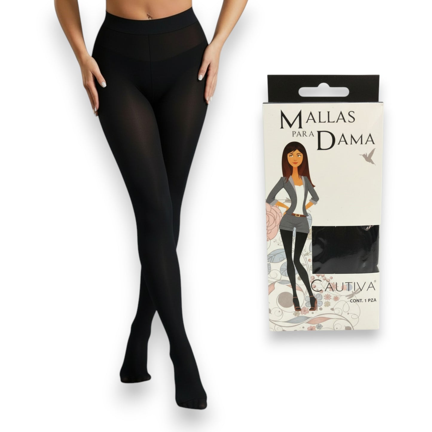 Malla lisa 3D Dama Cautiva