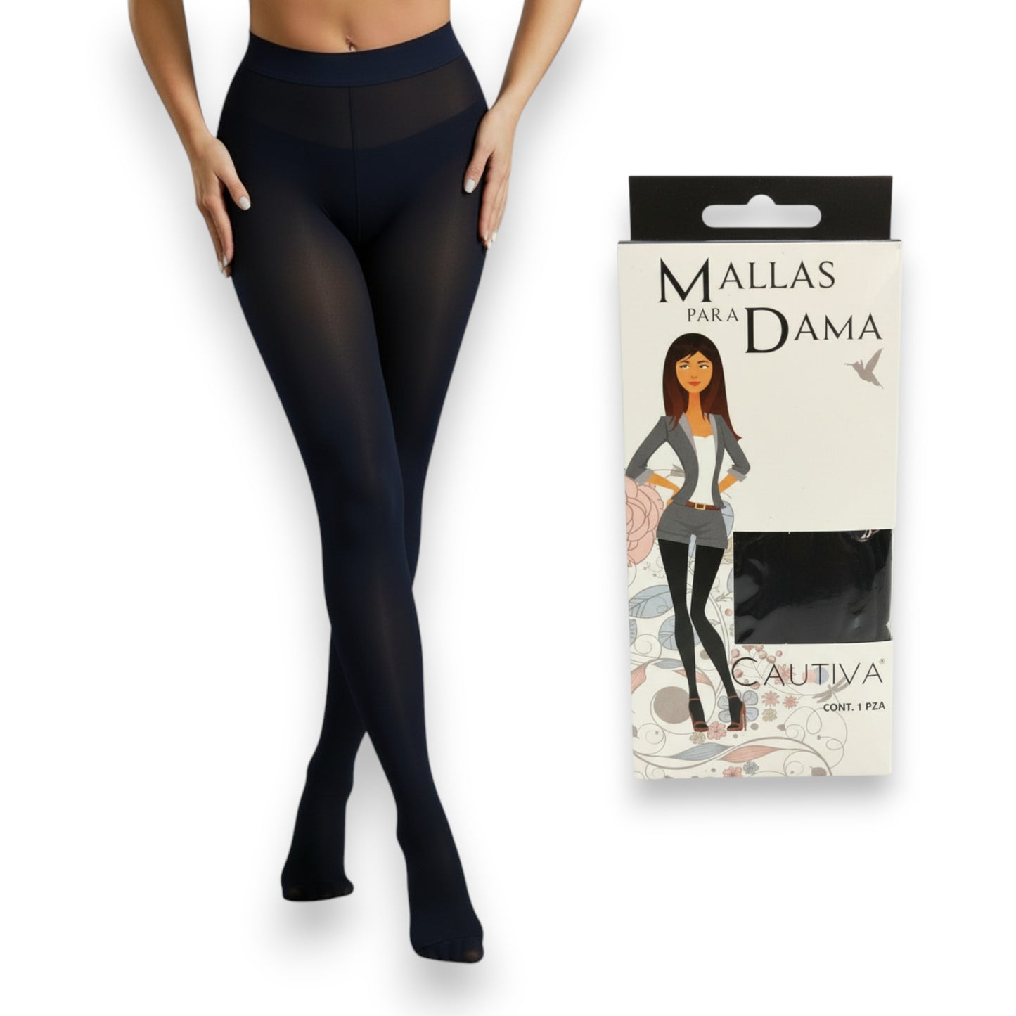 Malla lisa 3D Dama Cautiva