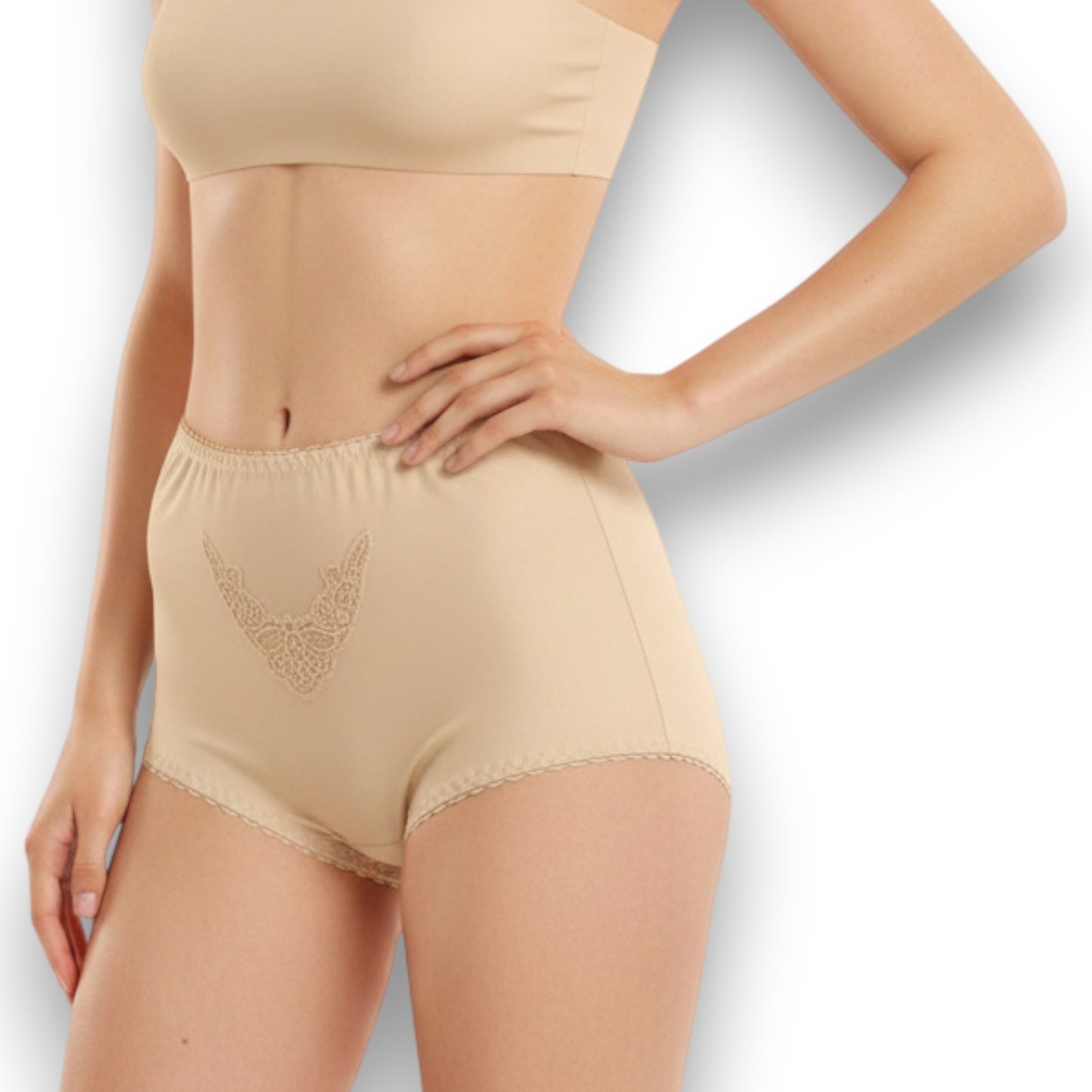 Pantaleta completa de 100% algodón dama #104 Colors