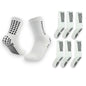Calceta corta con antiderrapante para deportes unisex varias tallas paquete de 6