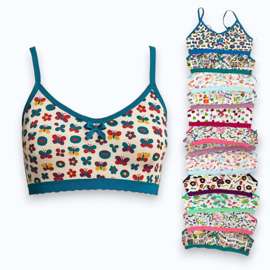 Corpiños estampados surtidos niña infantil Carel paquete de 12