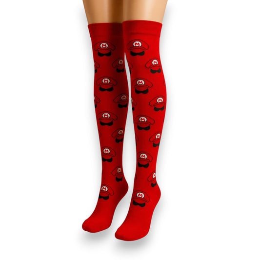 Calceta medieta caras de Mario unitalla Leka