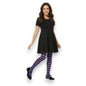 Malla rayada morado con negro varias tallas Angie