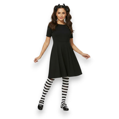 Malla rayada blanco con negro varias tallas Angie