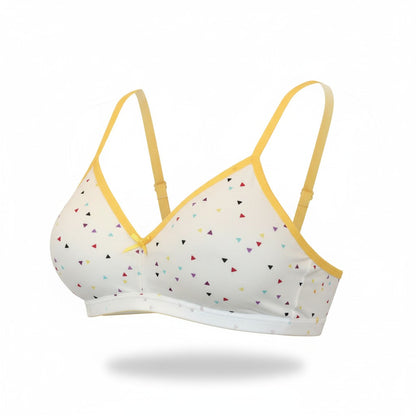 Corpiño con copa estampado confetti niña #1678 Cylyo