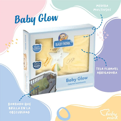 Cobertor luminiscente baby glow Baby Mink