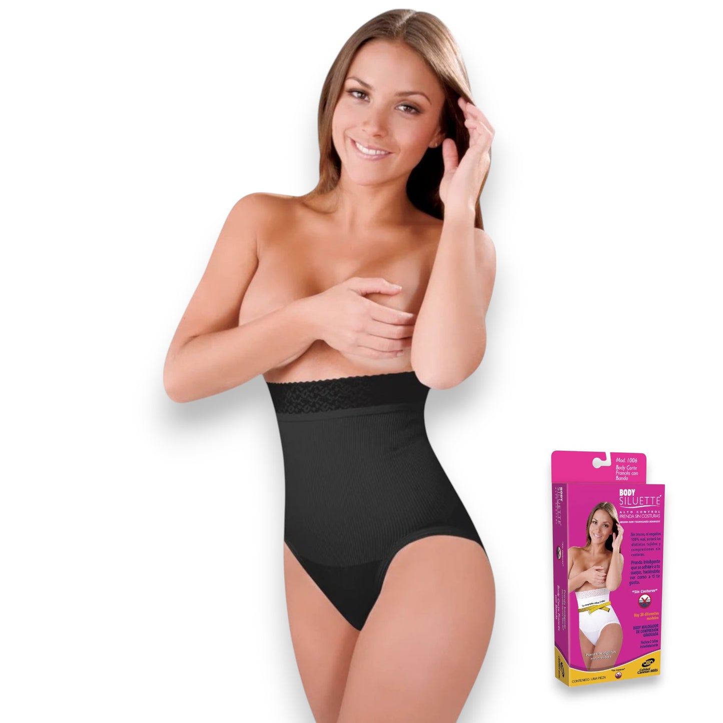 Faja bikini corte francés con banda #1006 Body Siluette