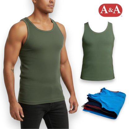 Camiseta de color surtida caballero AYA paquete de 6