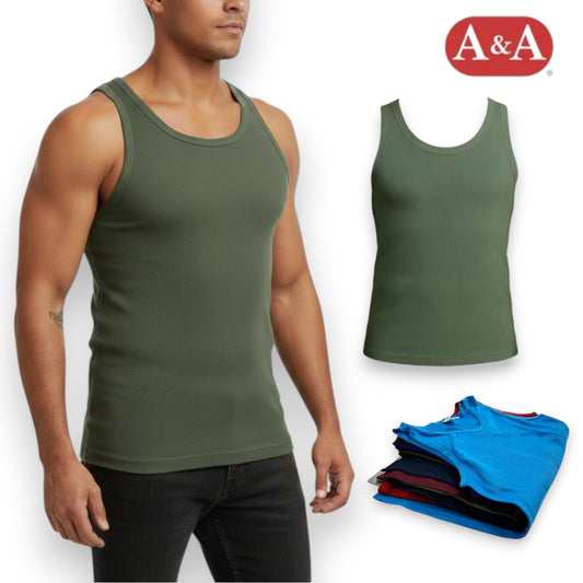 Camiseta de color surtida caballero AYA paquete de 6