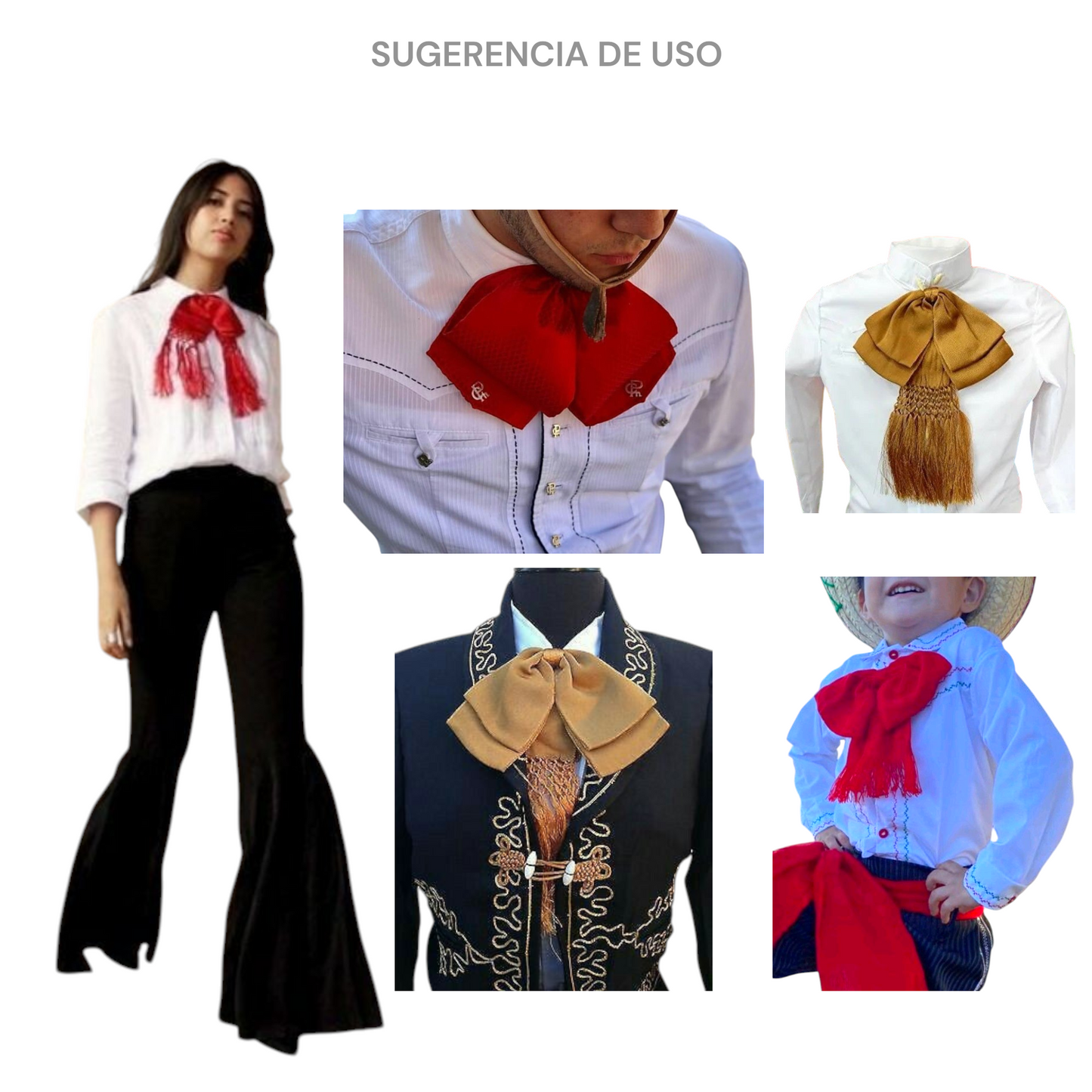 Moño o corbatin charro unitalla