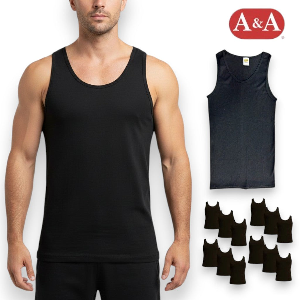 Camiseta de color surtida unitalla caballero AYA paquete de 6