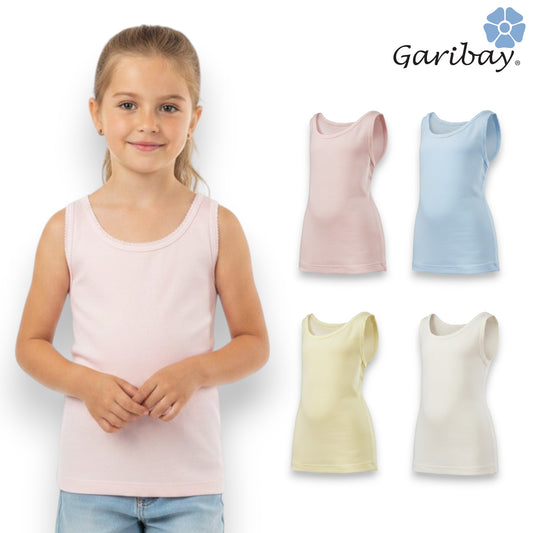 Camiseta de algodón inter de color niña Garibay