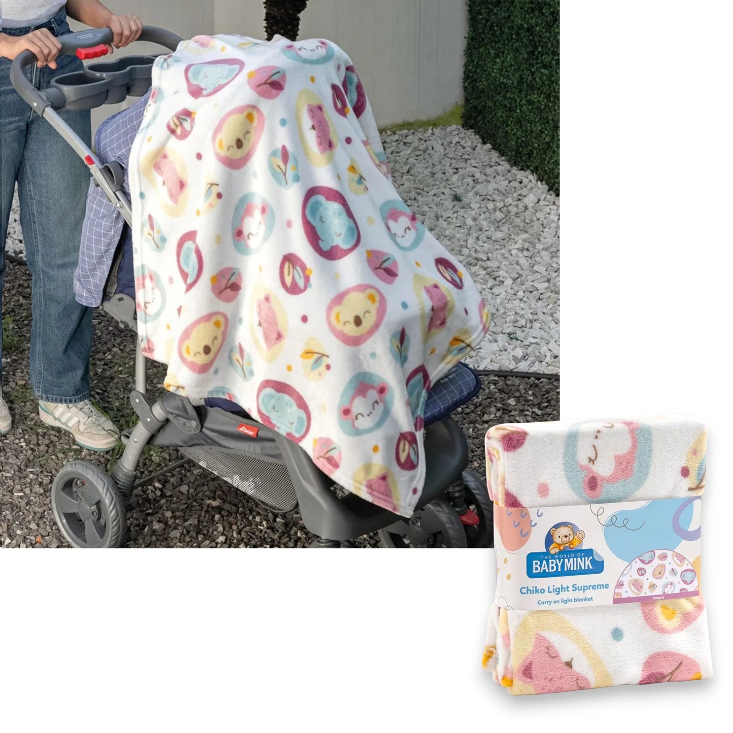 Cobertor chiko light supreme Baby Mink