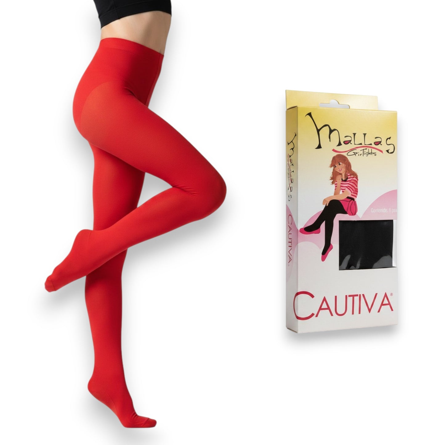Malla lisa 3D Niña Cautiva