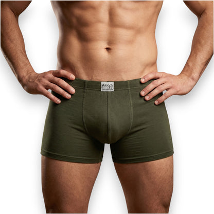 Biker de algodón liso resorte oculto surtido caballero Ags paquete de 6