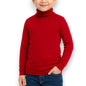 Playera cuello ruso manga larga colores unisex infantil AYA