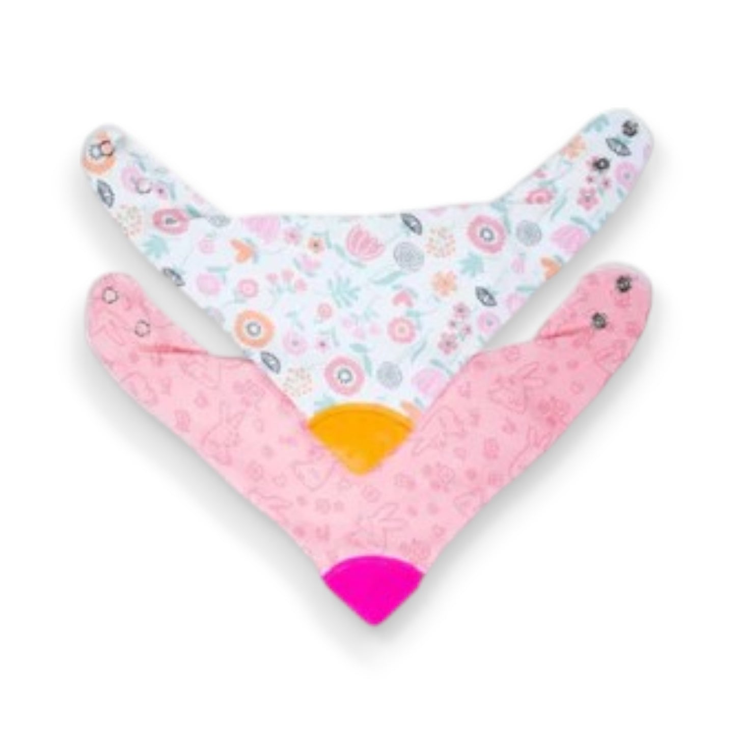 Baberos bandana con mordedera Baby Mink
