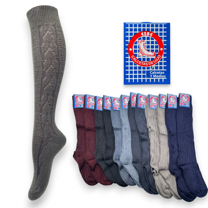 Calceta corta calada surtida para señora unitalla Esbe paquete de 12