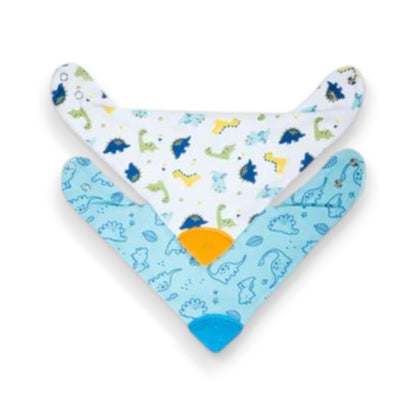 Baberos bandana con mordedera Baby Mink