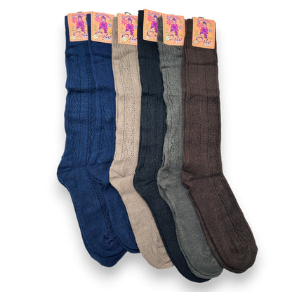 Calceta corta calada surtida para señora unitalla Oslo paquete de 6