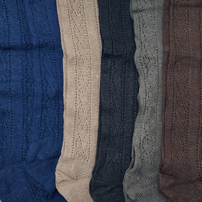 Calceta corta calada surtida para señora unitalla Oslo paquete de 6