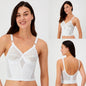 Brasier de peto largo criss‑cross sin varilla dama #677 Playtex