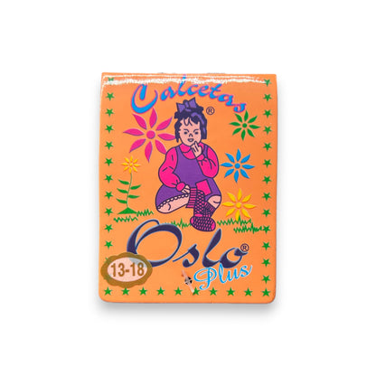 Calceta corta calada surtida para señora unitalla Oslo paquete de 6