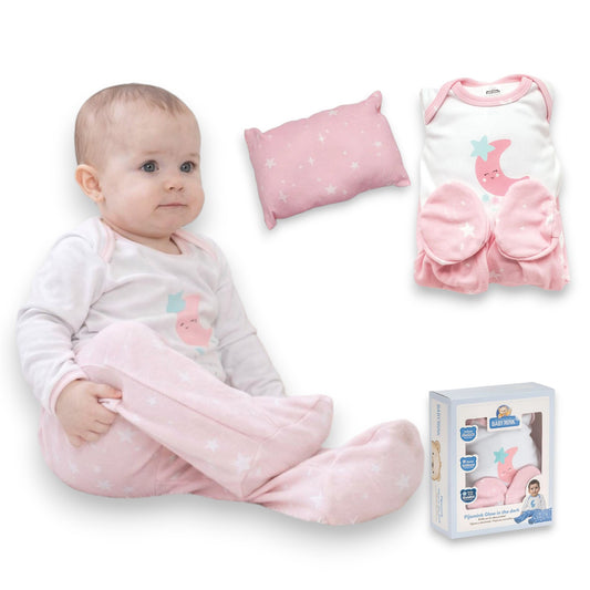 Set de Pijama y Almohada que Brilla en la Oscuridad Baby Mink
