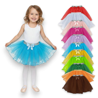Tutu brillos económico varios colores y tallas niña