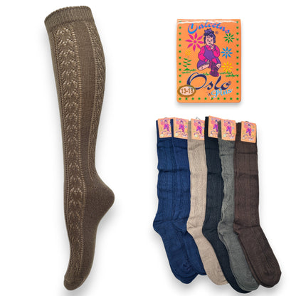 Calceta corta calada surtida para señora unitalla Oslo paquete de 6