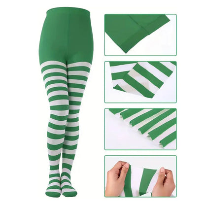 Malla navideña rayada de nylon varias tallas Angie