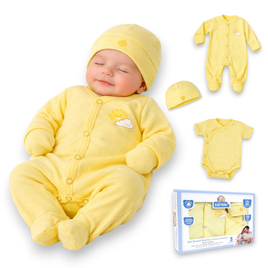 Set Buena Suerte recién nacido hospital Baby Mink
