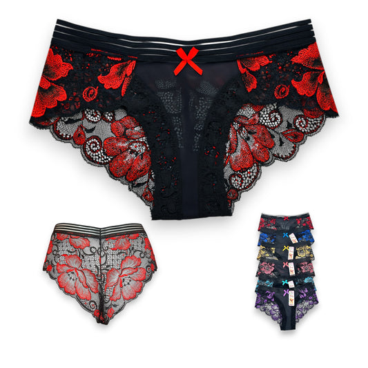 Bikini con encaje surtido unitalla dama #B7 Mary Paquete de 6