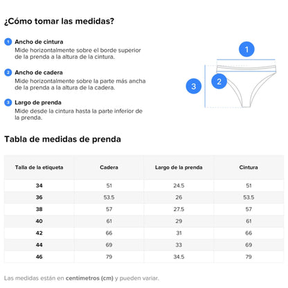 Pantaleta completa 100% algodón surtida #100-101 dama Divina paquete de 6