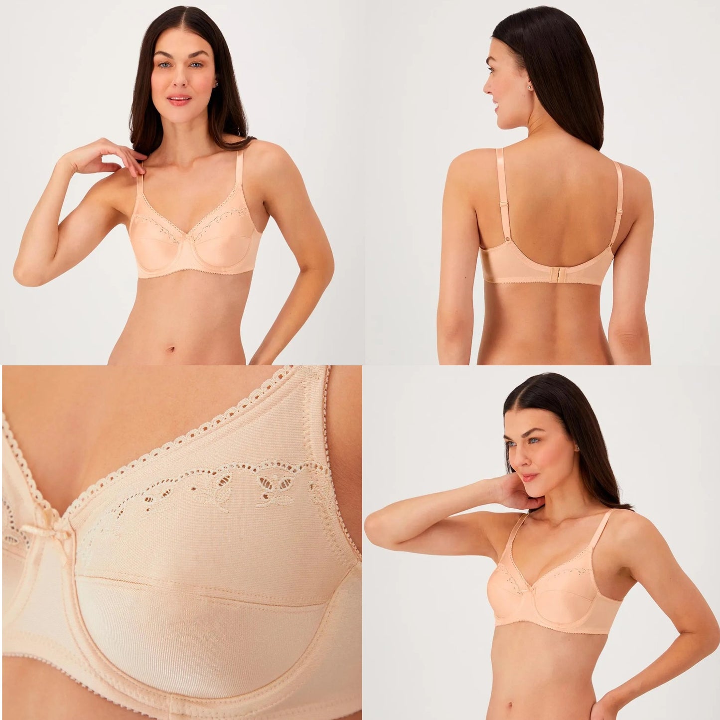 Brasier calado comfortflex arcomágico de ajuste perfecto dama #950 Playtex