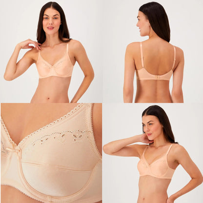 Brasier calado comfortflex arcomágico de ajuste perfecto dama #950 Playtex