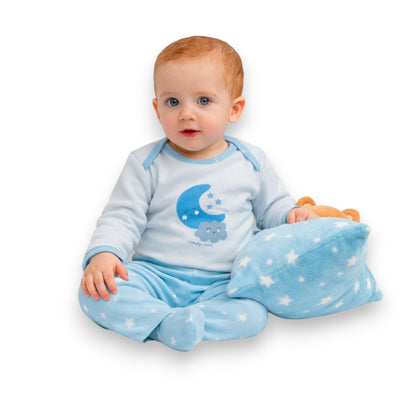 Set de Pijama y Almohada que Brilla en la Oscuridad Baby Mink